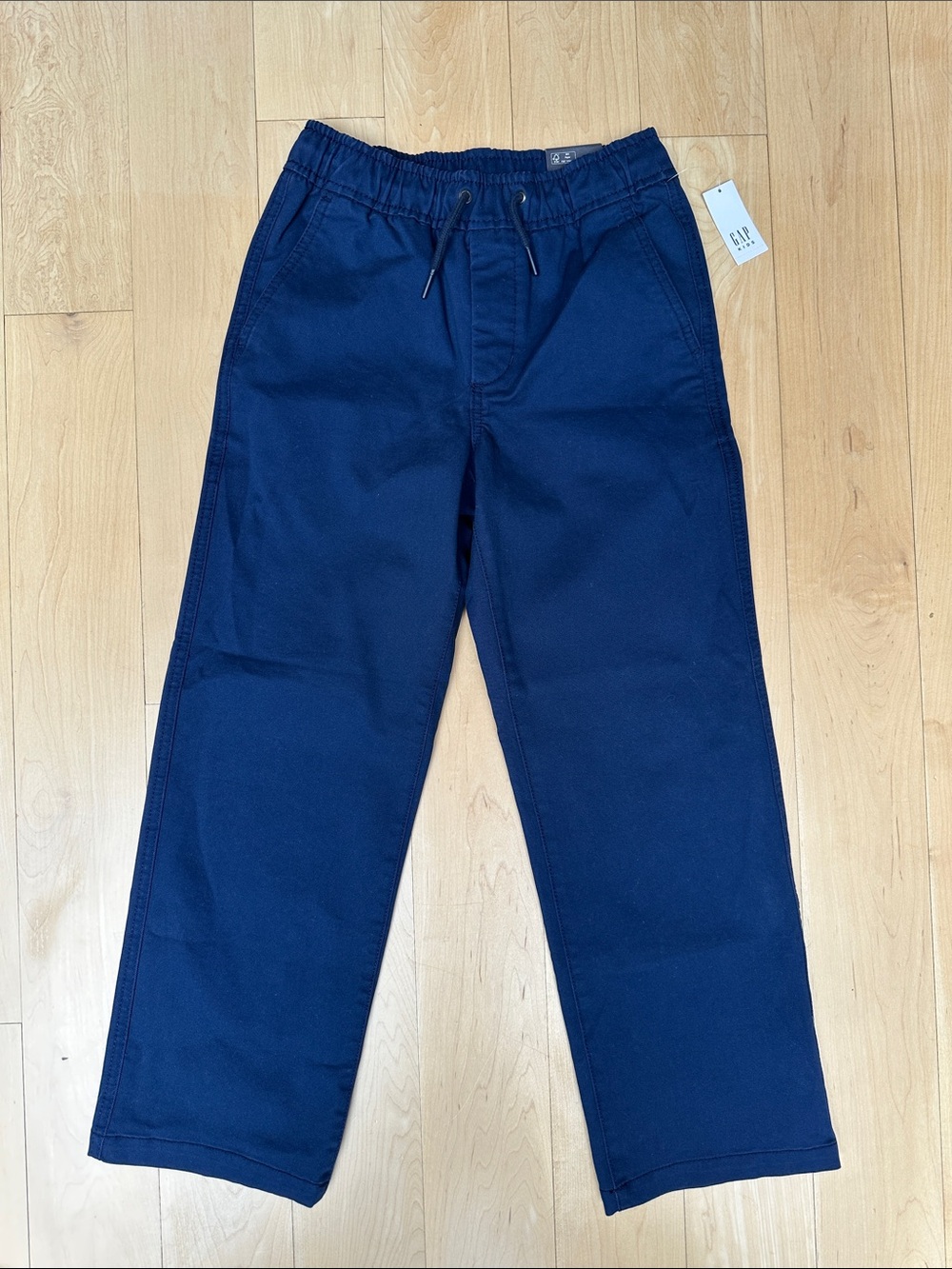 GAP Kids Navy Drawstring Chino Pants